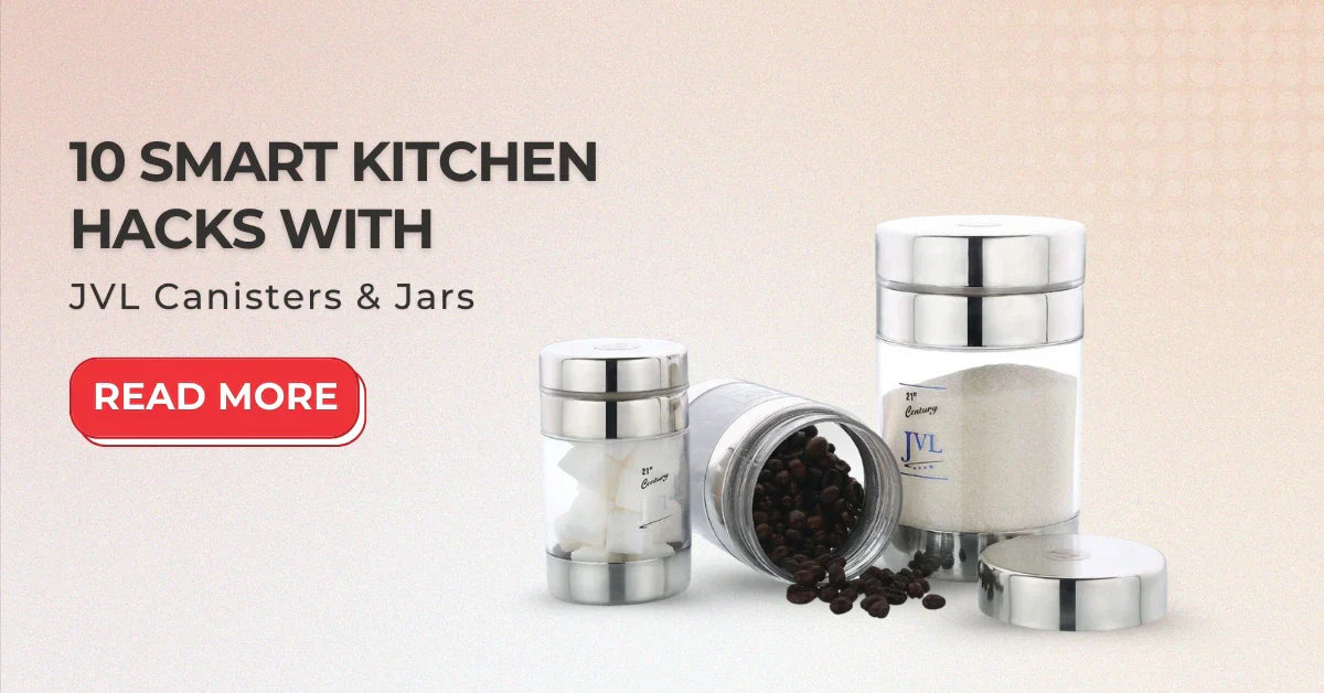 10 Smart Kitchen Hacks with JVL Canisters & Jars