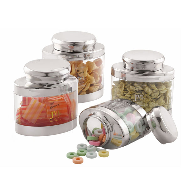 Oval Canister Combo Set of 4