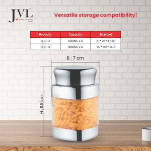 Square Canister Combo Set of 4