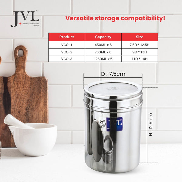 Vintage Clear Combo Set of 6