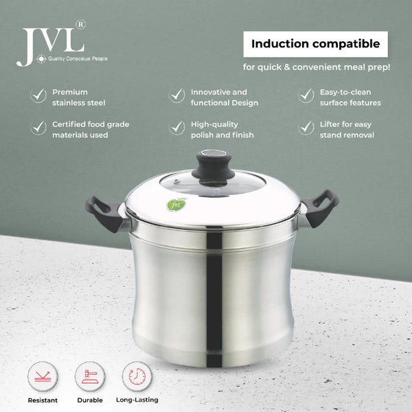 Designer Idly & Dhokla Maker with Plain Steel Lid Only