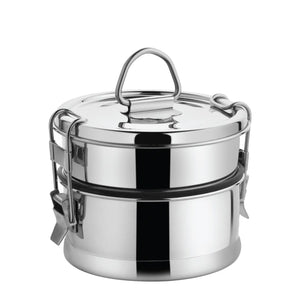 Round Leak Proof Lunch Box (Two Tier)