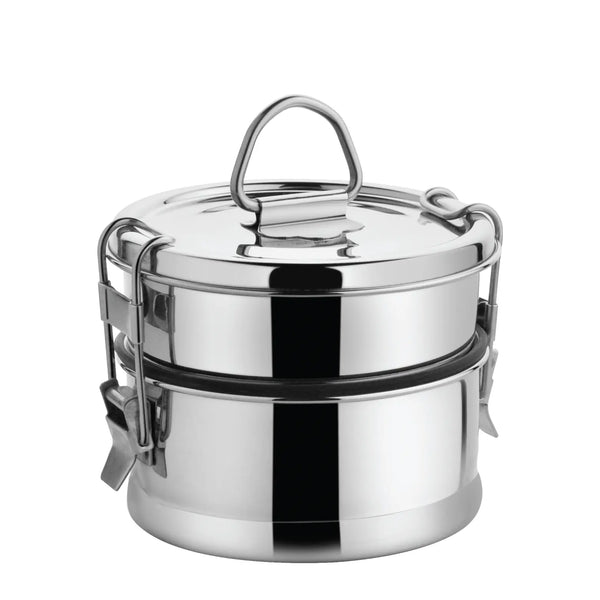 Round Leak Proof Lunch Box (Two Tier)
