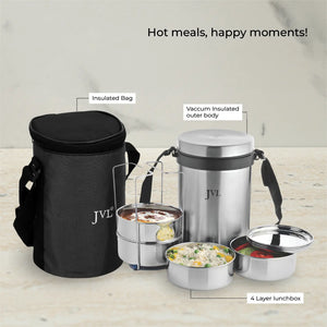Hot Tiffin Carrier with Bag