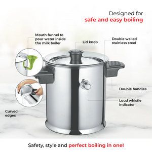 Milk Boiler - Double Handle
