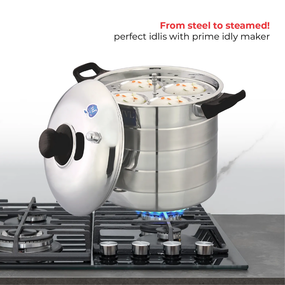 Prime Idly Maker with Tri-Ply Base