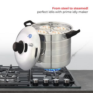 Prime Idly Maker with Tri-Ply Base