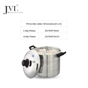 Prime Idly Maker with Tri-Ply Base