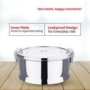 Round Leak Proof Lunch Box (Single Tier)