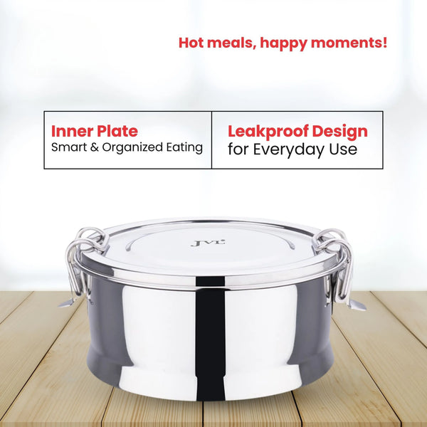 Round Leak Proof Lunch Box (Single Tier)
