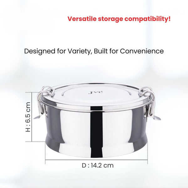 Round Leak Proof Lunch Box (Single Tier)