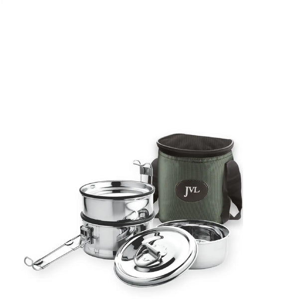 Round Leak Proof Lunch Box (Three Tier)