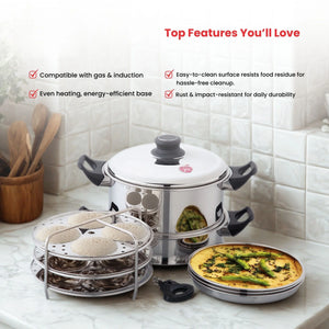 Multi Purpose Small Round Steamer