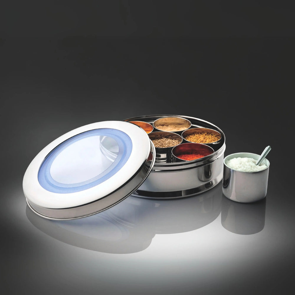 Spice Tin with See-Through Lid