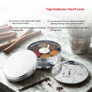 Spice Tin with See-Through Lid