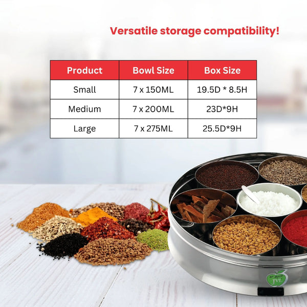 Spice Tin with See-Through Lid