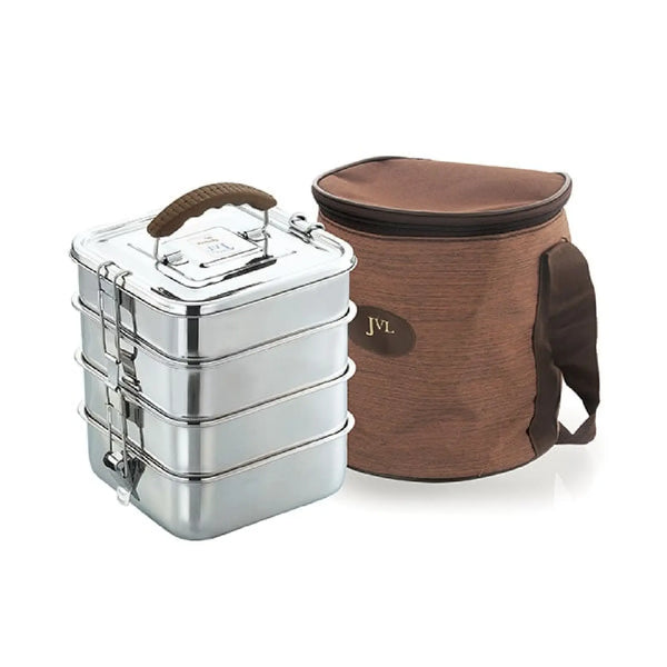 Square Travelling Set With Bag (4 Tier)