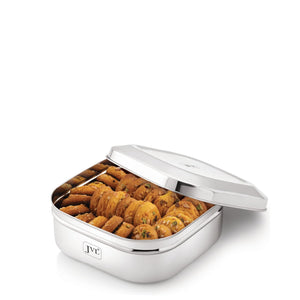 Square Costa Tin - Plain Steel Lid