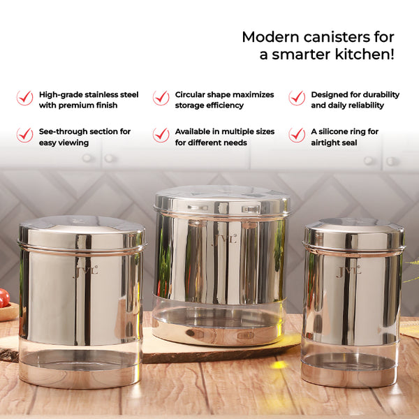 Trendy Clear Canister