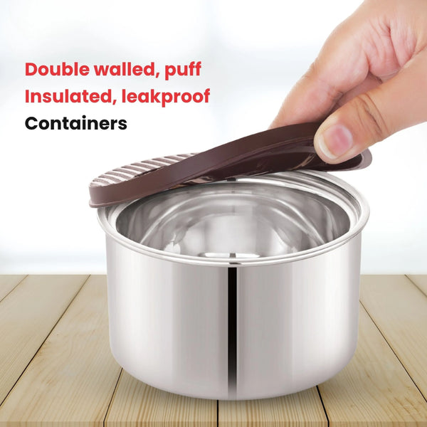 Trixo Double Walled Leakproof Lunchbox