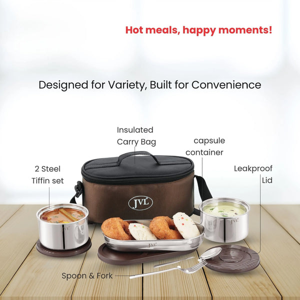 Trixo Double Walled Leakproof Lunchbox