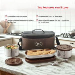 Trixo Double Walled Leakproof Lunchbox