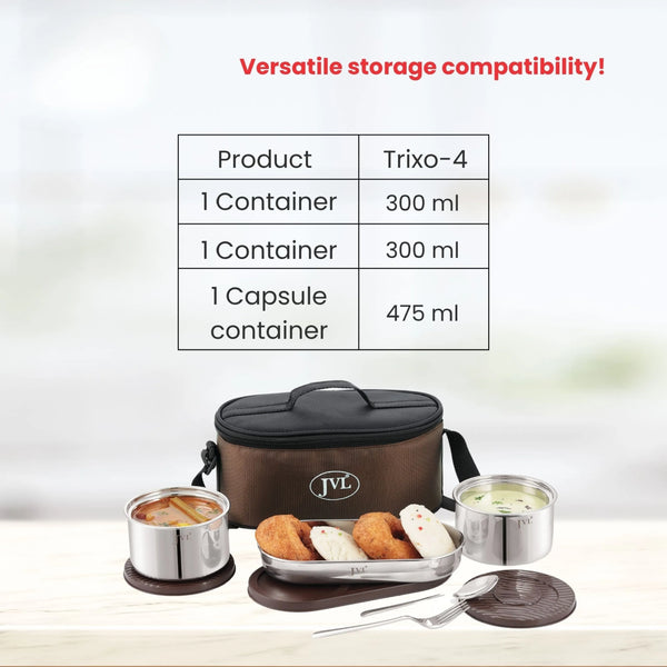 Trixo Double Walled Leakproof Lunchbox