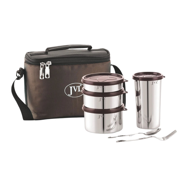 #3containers(1*200ml,1*300ml,1*450ml),1tumbler(500ml),1bag,1spoon,1fork