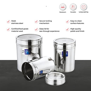 Vintage Clear Canister