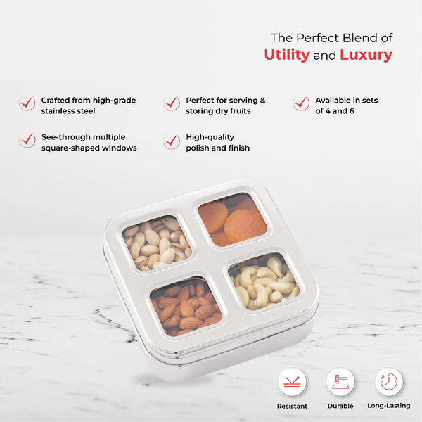 Vista Dry Fruit Tin / Spice Tin