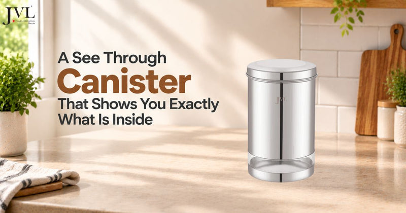  A See Through Canister That Shows You Exactly What Is Inside