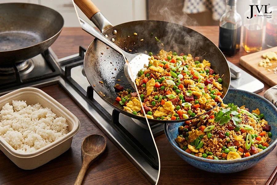 Someone Making Fried Rice How to Make Fried Rice at Home – Easy Recipe That Actually Works