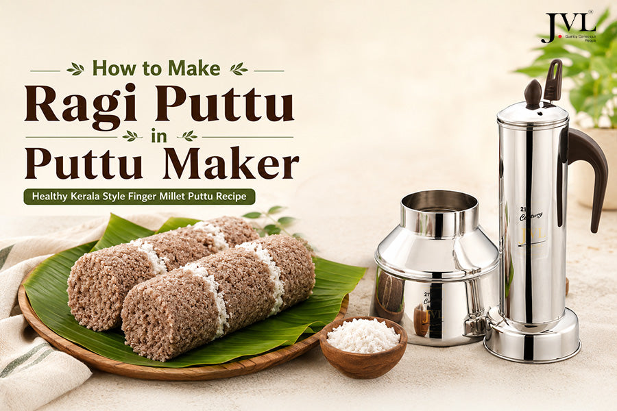 How to Make Ragi Puttu in Puttu Maker – Healthy Kerala Style Recipe
