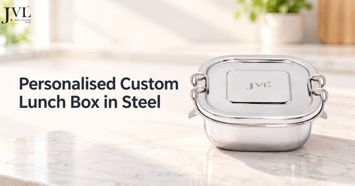 Personalised Custom Lunch Box in Steel