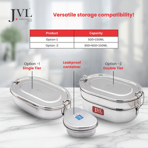 Capsule Lunch Box (With Steel Container)