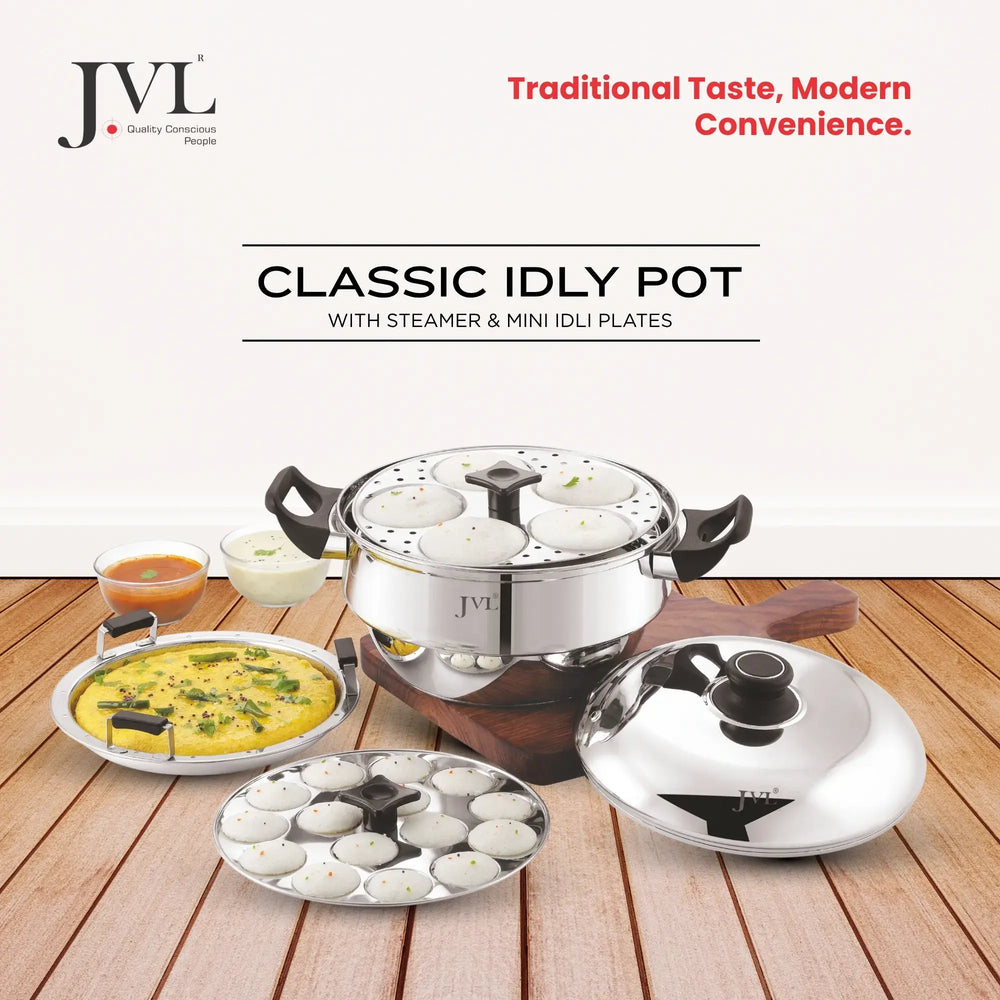 4 in 1 Classic Idly Pot with Triply Base