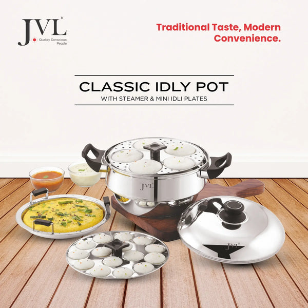4 in 1 Classic Idly Pot with Triply Base