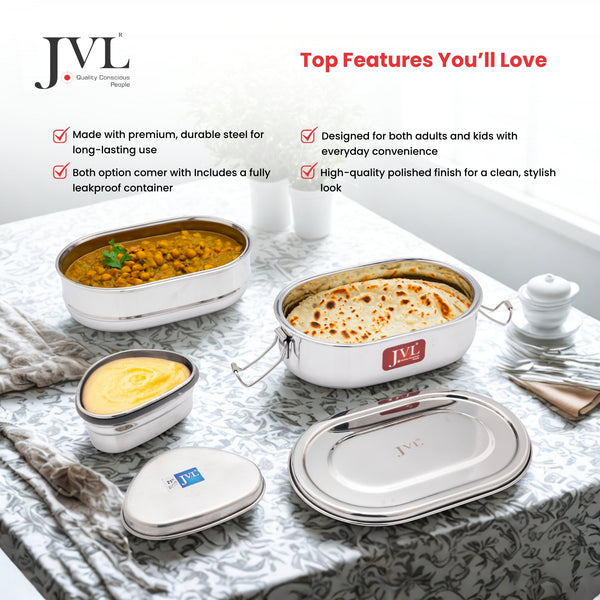 Capsule Lunch Box (With Steel Container)