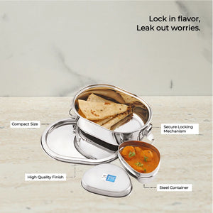 Capsule Leak Proof Lunch Box (With Steel Container)