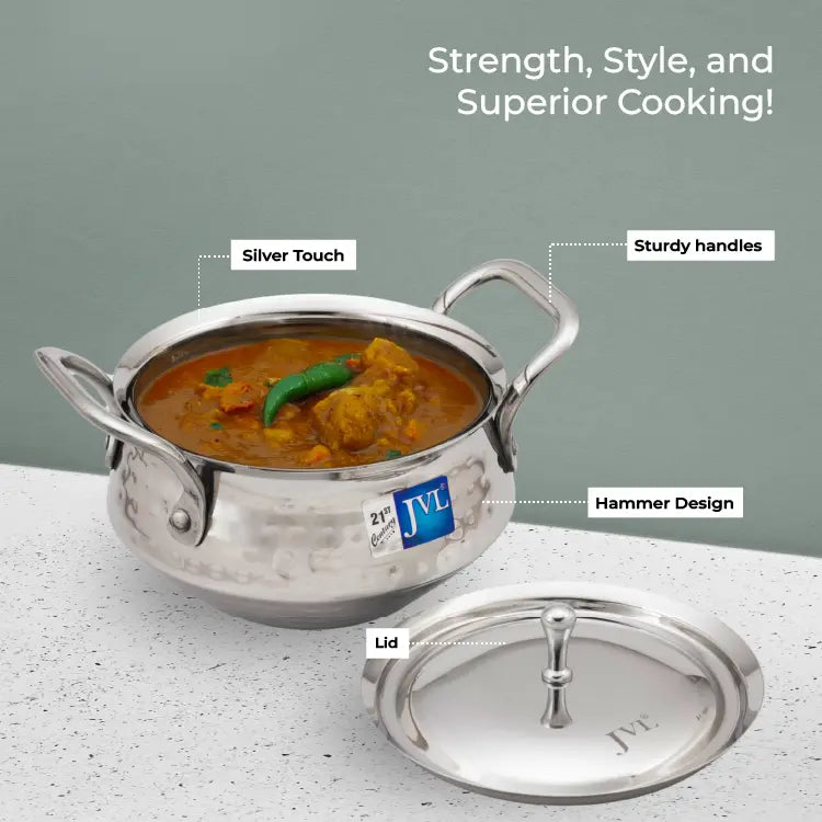 Cookwell  Hammered Finish (Cook-Store-Serve Pot)