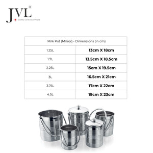 Milk Pot - Mirror Finish