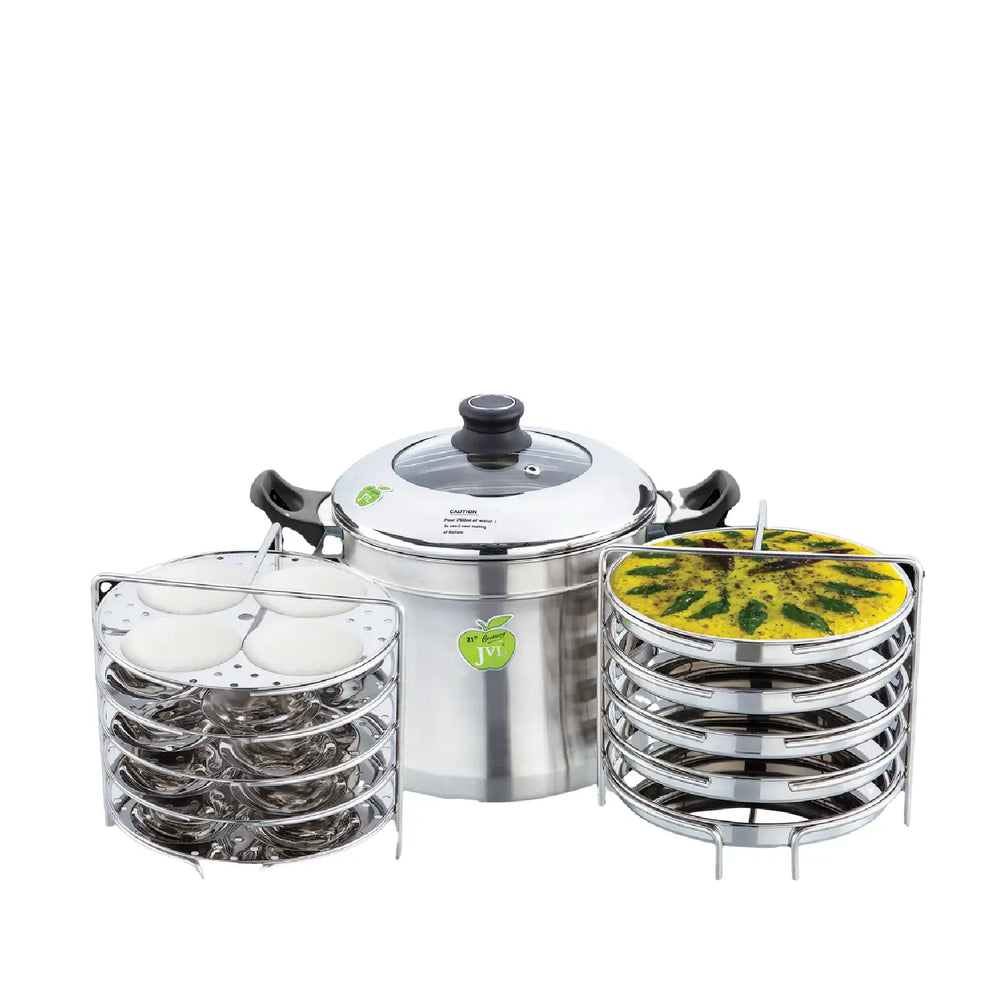 Designer Idly/Dhokla Maker ( Plain,Steel Lid)