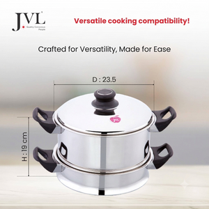 Multi Purpose Big Round Steamer with Triply Base