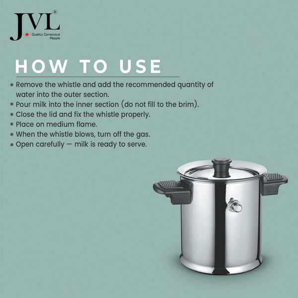 Milk Boiler - Double Handle