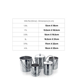Milk Pot (Mirror Finish)