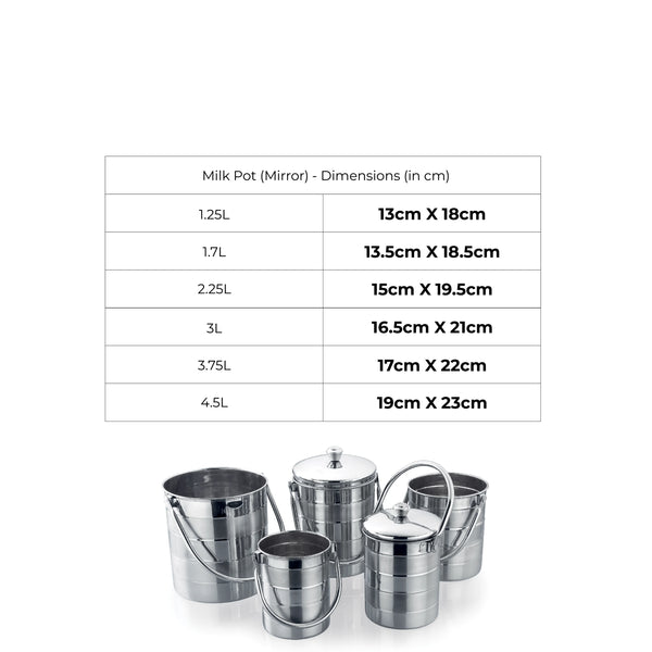 Milk Pot (Mirror Finish)