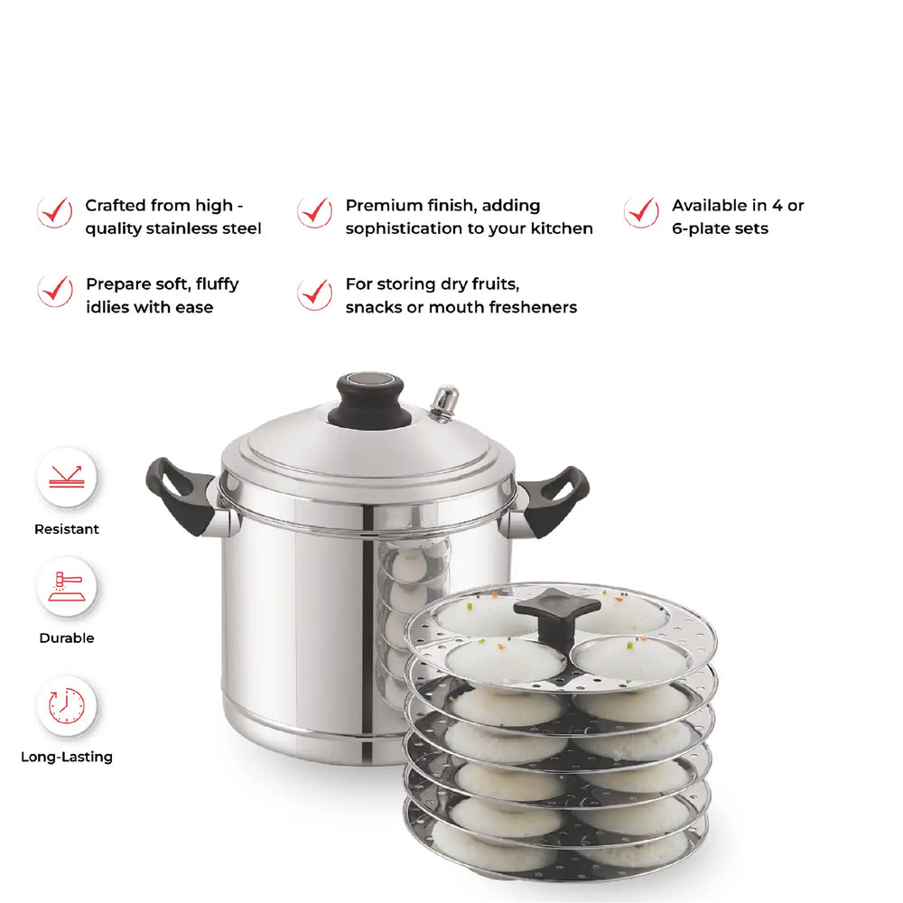 Optima Idly Maker with Triply Base