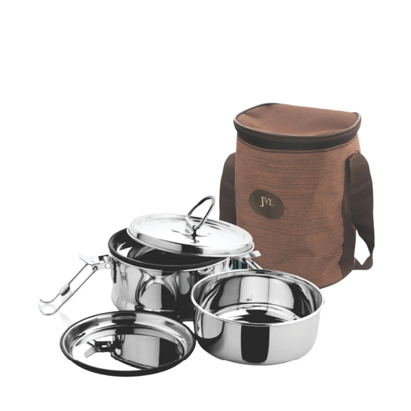 Round Leak Proof Lunch Box (Double)