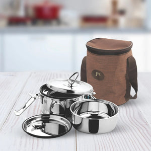 Round Leak Proof Lunch Box (Double)
