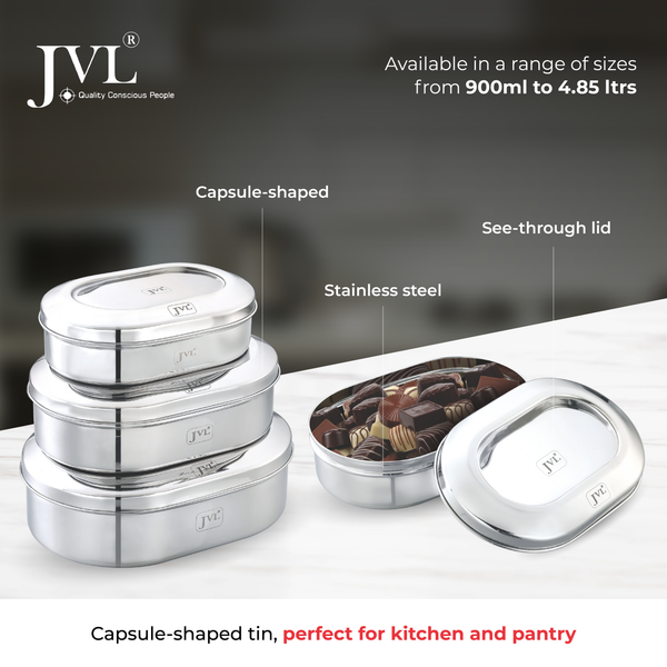 Capsule Costa Tin - Plain Steel Lid